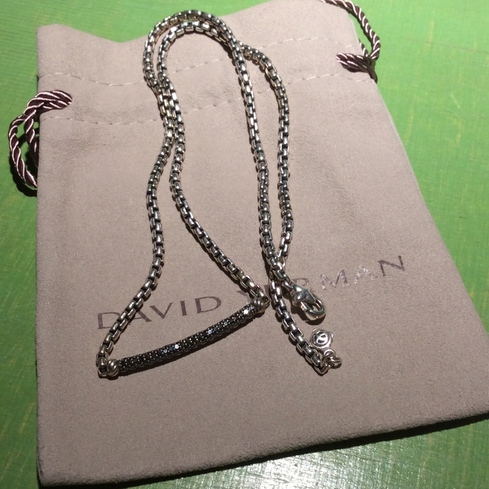 Black Diamond David Yurman Necklace